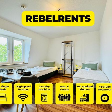 #3 Rebelrents - 6P Apartment, Modern, Stylisch Und Zentral! ไซทซ์ ภายนอก รูปภาพ